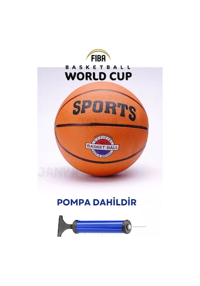 7 Numara Basketbol Topu,basket Topu Ve Pompa Şişirme Iğnesi