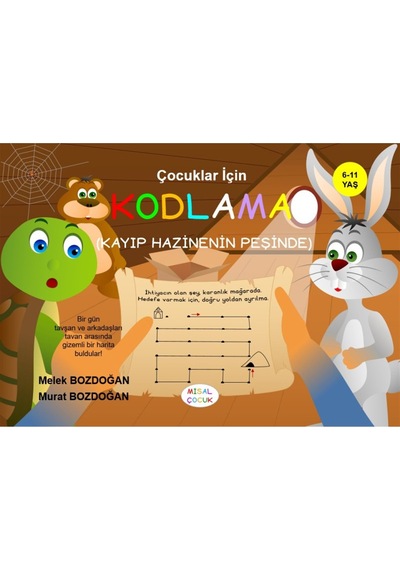 Çocuklar İçin Kodlama Kayıp Hazinenin Peşinde 6-11 Yaş-renkl...
