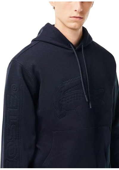 Lacoste Erkek Jogger Kapşonlu Sweatshirt Lacivert