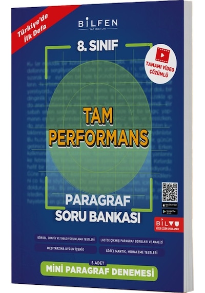 Bilfen Yayıncılık 8. Sınıf Paragraf Soru Bankası