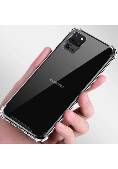 Samsung Uyumlu Galaxy S20 Ultra Kılıf Şeffaf Nitro Anti Shock Kapak Renksiz