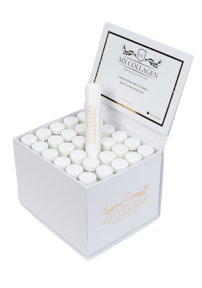 Mx Collagen Somon Dna Glutatyon Balık Kolajeni 30 Ml X 30 Şiş... Mx Collagen Somon Dna Glutatyon Balık Kolajeni 30 Ml X 30 Şiş...