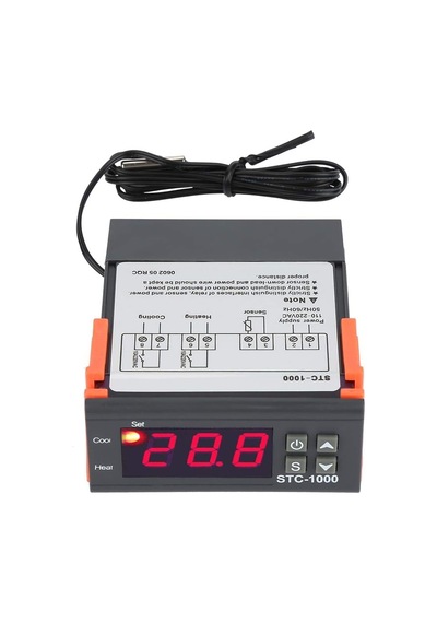 Termostat - Dijital Termostat - Kuluçka Termostatı - Stc-1000 220v Dijital Termostat - Stc-1000 Dijital Sıcaklık Kon