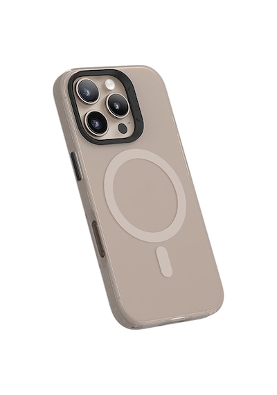 Apple Uyumlu iPhone 16 Pro Max Kılıf Magsafe Şarj Özellikli Yeni Seri Benks Lucid Armor Kapak Gold