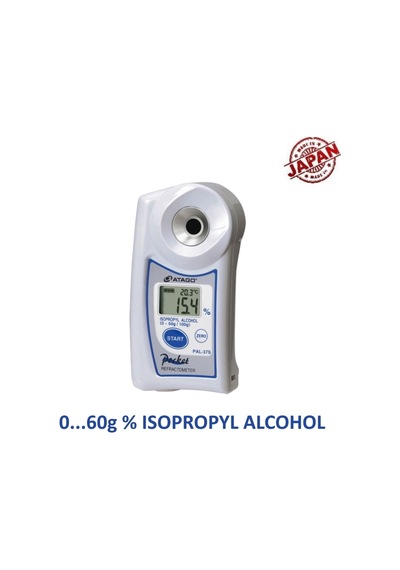 Atago Pal-37S Refraktometre - Ölçüm Aralığı: 0 - 60 % - G 100G