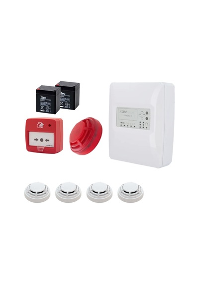 Dmtech Fp9000l-2-4 Konvansiyonel Sistem Yangın Alarm Seti 4 Lü