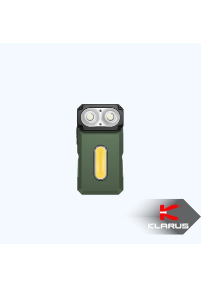 Klarus E8 Triple-light 1000 Lümen El Feneri Yeşil