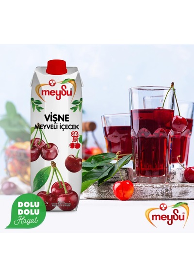 Meysu Vişne Meyveli İçecek 1 Lt X 6 Adet