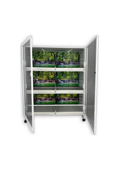 İstanbul Kafes Model M06-50t Pvc Kuş Dolabı