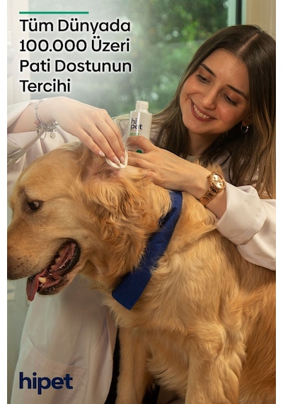 HiPet Köpek Göz Çevresi Gözyaşı Lekesi Temizleme Kulak Temizleme Solüsyonu 120 ML
