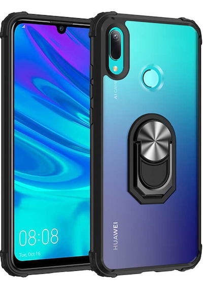 Huawei Y6S 2019 Kilif Standli Yüzüklü Mola Silikon Kapak 466790055