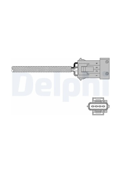 Peugeot 406 Oksijen Sensoru 2.0 1999-2004 Delphı Es2025812b1
