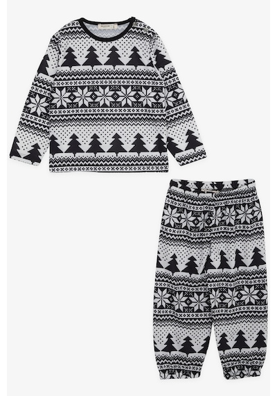 Breeze Erkek Bebek Pijama Takımı Çam Ağacı Desenli 9 Ay-3 Yaş, Karışık Renk