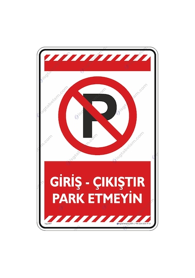 Giriş Çıkıştır Park Etmeyin
