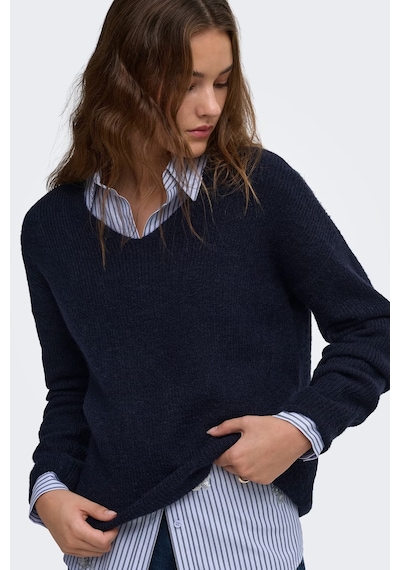 Only Onlcamilla Regular Fit V Yaka Kazak Kadın Kazak 15204588 Koyu Lacıvert Koyu Lacivert Only Onlcamilla Regular Fit V Yaka Kazak Kadın Kazak 15204588 Koyu Lacıvert Koyu Lacivert