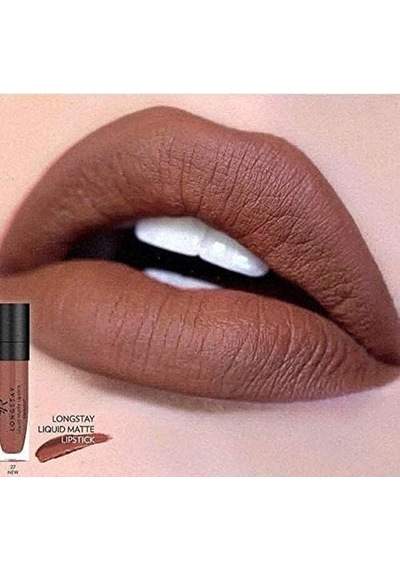 Longstay Liquid Matte Lipstick No: 27 - Bulaşmayan Kalıcı Likit Mat Ruj Genel