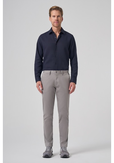 Morven Erkek Gri Pamuk Trend Slim Fit Chino Pantolon 26ks003003100 Gri
