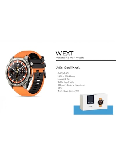 Venandin SMWXT-001 Wext Akıllı Saat (Distribütör Garantili)
