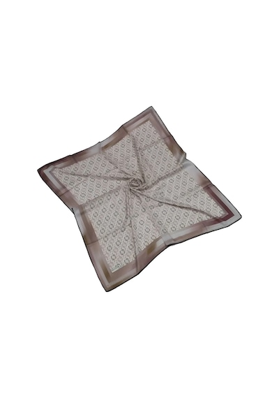 Mim Eşarp Mısırlı Eşarpları Cocoon Sport Twill Eşarp Krem - Kahve