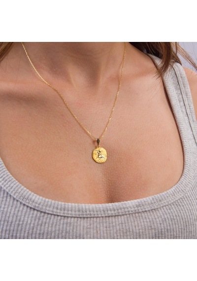 Goldkupe 14 Ayar Altın Kova Burç Kolye Ucu 1,77 Gr-6386 Altın