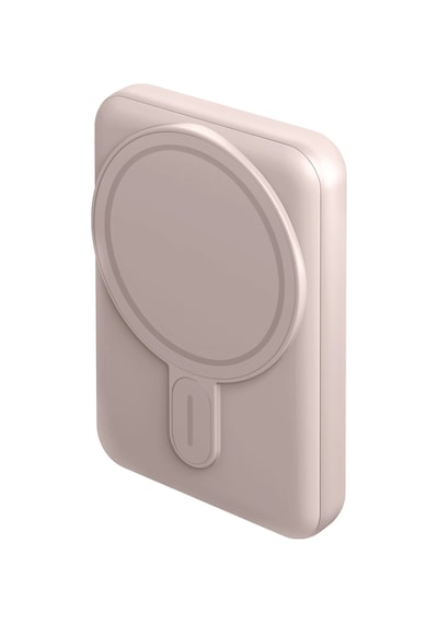Magpac Mini 10.000 Mah 20w Type-c 15w Kablosuz Şarj - Stant Özellikli Magsafe Powerbank - Pembe Koyu Gri