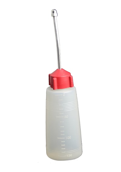 Plastik Şeffaf Metal Uçlu Kapaklı 150Ml Çok Amaçlı Yağdanlık