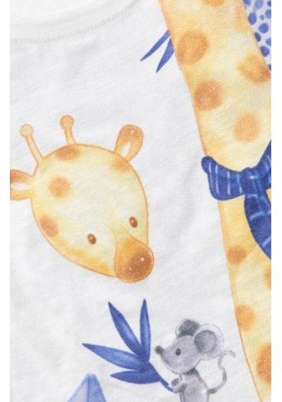 For My Baby Bebek Kısa Tulum Kırık Beyaz