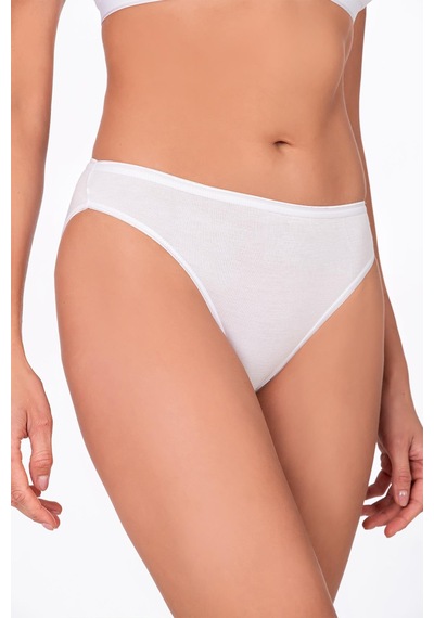 Kompedan Kadın Viskon Slip Beyaz | K23926 Beyaz