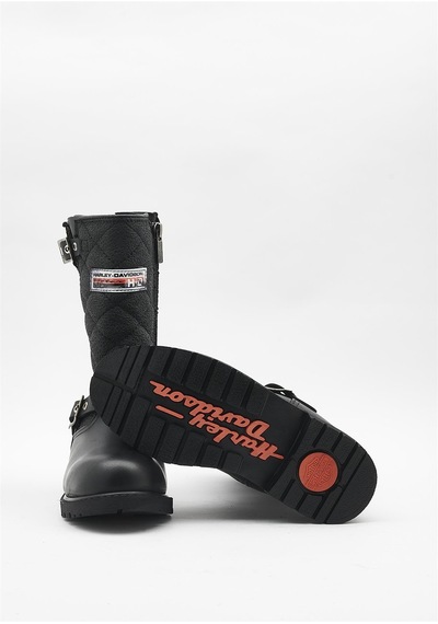 Harley Davidson Laconıa Su Geçirmez Çocuk Siyah Deri Çizme-22709 Siyah Harley Davidson Laconıa Su Geçirmez Çocuk Siyah Deri Çizme-22709 Siyah
