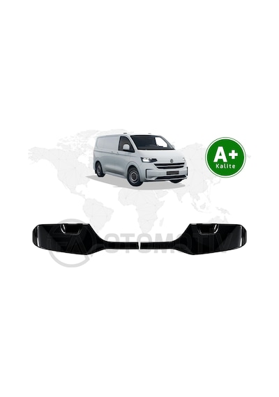 Volkswagen Transporter T7 Bagaj Üstü Spoiler Parlak Siyah Çift Bagaj Kapaklı 2025 Model Ve Sonrası