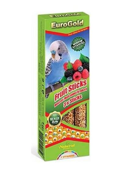 Muhabbet Kuşu Meyveli Kraker Üçlü 100 Gr