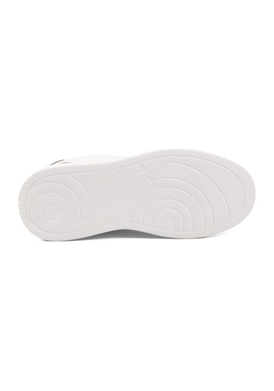 United Colors Of Benetton Beyaz Bağcıklı Cilt Unisex Spor Ayakkabı Bnı-12098 G