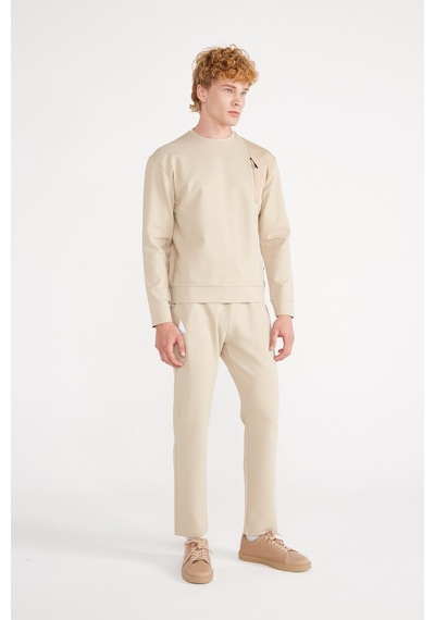 Jepublic Erkek Sweatshirt-j232406 Bej