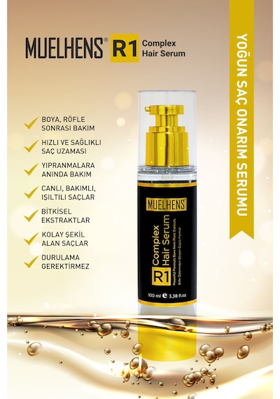 Muelhen's R1 Bitkisel Saç Bakım Kompleks Serum 100 ML