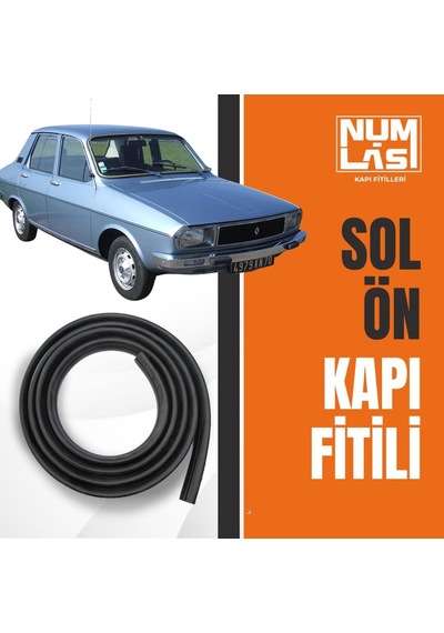 Renault Reno-12 Sedan Sol Ön Kapı Fitili-a Kalite-numlas-nm7366