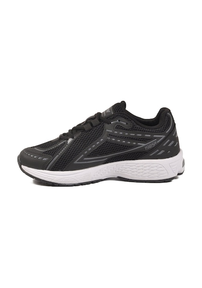 Walkway Siyah Beyaz Fileli Hafif Esnek Hafızalı Taban Unisex Spor Ayakkabı Ruth G Siyah - Beyaz