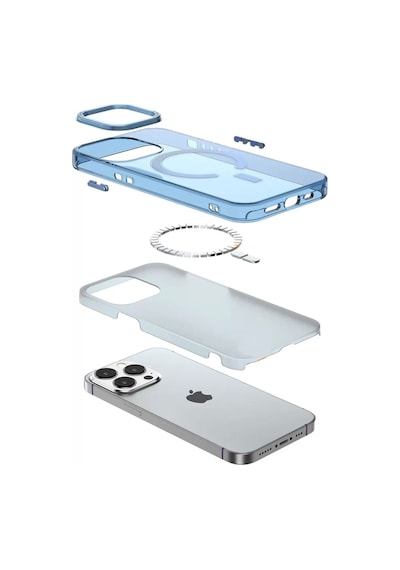 Newface Apple iPhone Uyumlu 14 Pro Max Kılıf Troy Magsafe Kapak