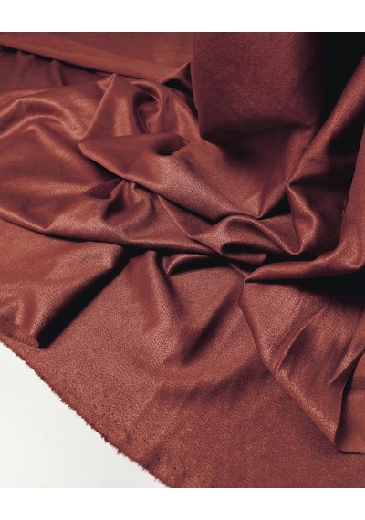 Gül Kurusu Renkte Süet Görünümlü Jarse En 120 Cm X Boy 235 Cm -10562 Gül Kurusu