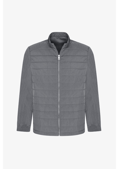 AC&Co / Altınyıldız Classics Erkek Grı Standart Fit Normal Kesim Gizli Kapüşonlu Yan Cep Mont Gri