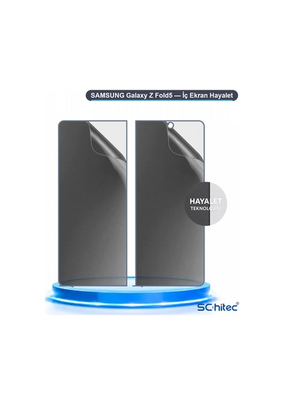 Schitec Samsung Samsung Galaxy Uyumlu Z Fold5 İç Ekran Hayalet Hidrojel Koruyucu
