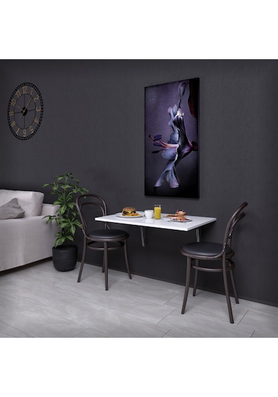 Duvara Monte Katlanır Masa 90x60 Cm Açılır Kapanır Yemek Ve Çalışma Masası Beyaz Duvara Monte Katlanır Masa 90x60 Cm Açılır Kapanır Yemek Ve Çalışma Masası Beyaz