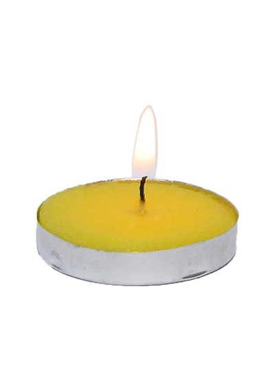 Tea Lights Sarı Mum 5 Li 1 Paket Acı Kahverengi