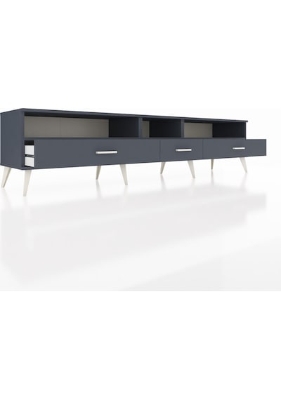Hyperion Tv Ünitesi 3 Raflı 3 Çekmeceli 220x44x51 Antrasit-antrasit Antrasıt/antrasıt - Antrasıt Hyperion Tv Ünitesi 3 Raflı 3 Çekmeceli 220x44x51 Antrasit-antrasit Antrasıt/antrasıt - Antrasıt