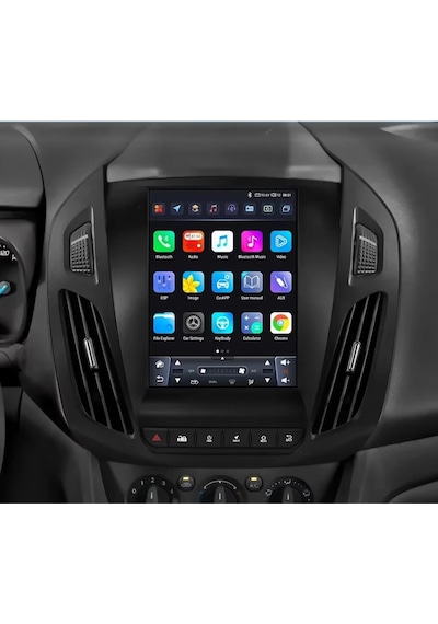 Ford Connect Siyah Çerçeveli 2k Görüntü Kaliteli Tesla 9.7 Inch Multimedya Sistemi 4+64 Clarion 2013-2016 9"