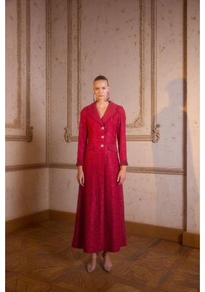 Senna Alıcıa Dress Bordo Bordo