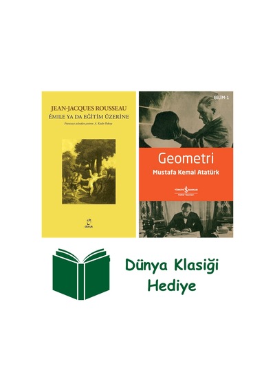 Emile Ya Da Eğitim Üzerine + Geometri + Dünya Klasiği Hediye
