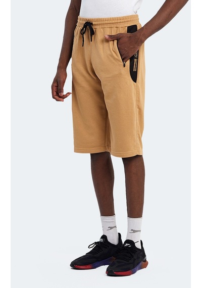 Slazenger NEACEL Erkek Cepli Kapri Bej Şort