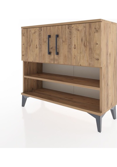 Arges Şifonyer 3 Raflı 2 Kapaklı 88x30x80 Çam-çam Atlas Çam