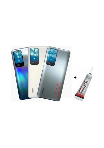 Redmi Note 10 Arka Batarya Pil Kapağı Mercan Beyaz