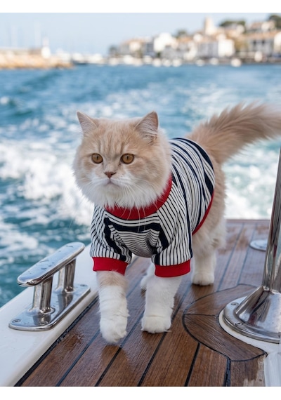 Bubbles Pastel Kedi Uyku Takımı Mini Yastıklı Şeker Renkli Yazlık Kedi Pijama Seti